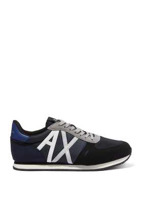 AX Icon Suede Mesh Sneakers